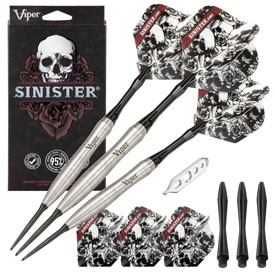Viper Sinister 95% Tungsten Steel Tip Darts 24 Grams, 23-3809-24