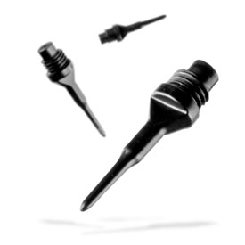 Viper Tufflex Ii 1/4" Black 500Ct Soft Dart Tips, 37-1606-01