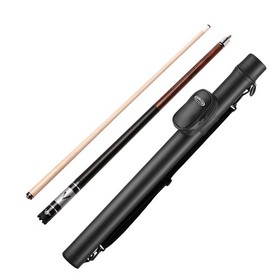 Viper Sinister Series Cue with Brown Stain and Casemaster Q-Vault Supreme Black Cue Case, 50-9950