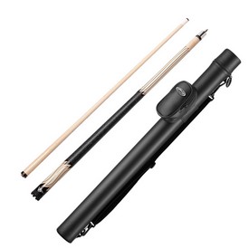 Viper Sinister Series Cue with White Stripe Design and Casemaster Q-Vault Supreme Black Cue Case, 50-9953