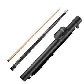Viper Sinister Series Cue with Black/White Design and Casemaster Q-Vault Supreme Black Cue Case, 50-9955
