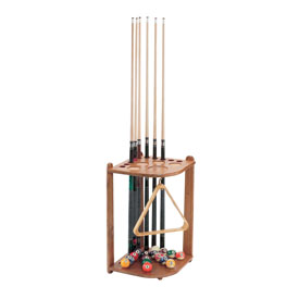 Viper Oak 10 Cue Corner Cue Rack, 52-0121