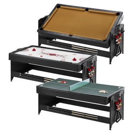 Fat Cat Original 3-in-1 7' Pockey Multi-Game Table Tan, 64-1054