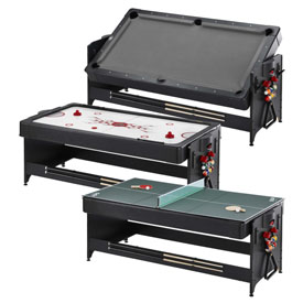 Fat Cat Original 3-in-1 7' Pockey Multi-Game Table Grey, 64-1055 Fat Cat Original 3-in-1 7' Pockey Multi-Game Table Grey, 64-1055