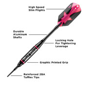 Viper Vanity Dart Diva Soft Tip Darts 16gm, 20-0313-16