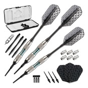 Viper Bobcat Adjustable Soft Tip Darts Green Rings 16-19 Grams, 20-0937-16Viper Bobcat Adjustable Soft Tip Darts Green Rings 16-19 Grams, 20-0937-16