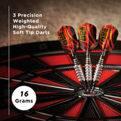 Viper Super Bee Silver Soft Tip Darts 16gm, 20-1202-16