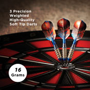 Viper Atomic Bee Blue Soft Tip Darts 16gm, 20-1352-16