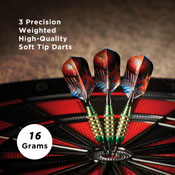 Viper Atomic Bee Green Soft Tip Darts 16gm, 20-1354-16