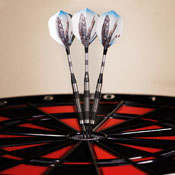 Elkadart Black Mamba Tungsten Soft Tip Darts Thin Barrel, 21-1900
