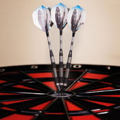 Elkadart Black Mamba Tungsten Soft Tip Darts Thin Barrel, 21-1900