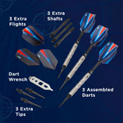 Viper Sidewinder Tungsten Soft Tip Darts Ringed Barrel 18 Grams, 21-3225-18