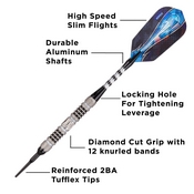 Viper Astro Tungsten Soft Tip Darts Black Rings 16 Grams, 21-3279-16