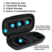 Viper Astro Tungsten Soft Tip Darts Black Rings 16 Grams, 21-3279-16