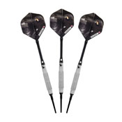 Elkadart Wizard 80% Tungsten Knurled and Ringed Soft Tip Darts, 21-3807