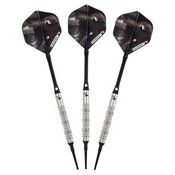 Elkadart Wizard 80% Tungsten Knurled & Ringed Soft Tip Darts, 21-3806