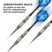 Viper Silver Thunder Steel Tip Darts 24 Grams, 22-0524-24