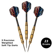 Viper Elite Brass Steel Tip Darts 24 Grams, 22-0624-24