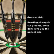 Viper Comix Steel Tip Darts Black 22gm, 22-1501-22