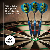 Viper Comix Steel Tip Darts Blue 22gm, 22-1502-22