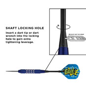 Viper Comix Steel Tip Darts Blue 22gm, 22-1502-22