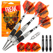 Viper The Freak Steel Tip Darts Knurled and Grooved Barrel 22 Grams, 22-1704-22