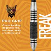 Viper The Freak Steel Tip Darts Knurled and Grooved Barrel 22 Grams, 22-1704-22