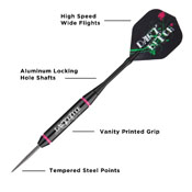 Viper Vanity Dart Bitch Steel Tip Darts 22gm, 22-1904-22