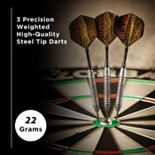Viper Underground Celtic Blood Steel Tip Darts 22 Grams, 22-2322-22