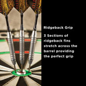 Viper Underground Celtic Blood Steel Tip Darts 22 Grams, 22-2322-22