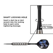 Viper Underground Rock & Roll Steel Tip Darts 23 Grams, 22-2323-23
