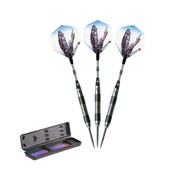 Elkadart Black Mamba 80% Tungsten Steel Tip Darts 24 Grams, 23-1424-24