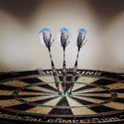 Elkadart Black Mamba Tungsten Steel Tip Darts 26 Grams, 23-1426-26