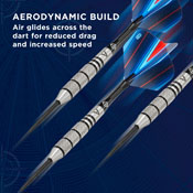 Viper Sidewinder Tungsten Steel Tip Darts 21 Grams, 23-1801-21