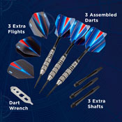 Viper Sidewinder Tungsten Steel Tip Darts 21 Grams, 23-1801-21