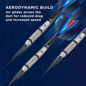 Viper Sidewinder Tungsten Steel Tip Darts 23 Grams, 23-1803-23