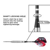 Viper Bully Tungsten Steel Tip Darts 24gm, 23-1904-24