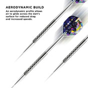 Viper Jackal Tungsten Steel Tip Darts In Wallet 24gm, 23-2824-24