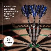 Viper Cold Steel Tungsten Steel Tip Darts 24 Grams, 23-2924-24