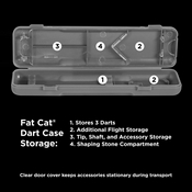 Fat Cat Bulletz Steel Tip 23gm, 26-4411