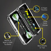 Casemaster Sole Aluminum Dart Case, 36-0403-01