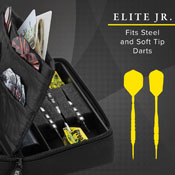Casemaster Elite Jr Black Nylon Dart Case, 36-0901-01