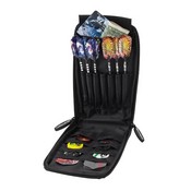 Casemaster Mini Pro Black Leather Dart Case, 36-0909-01