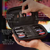 Casemaster Sentinel Dart Case American Flag Art Series, 36-9000