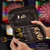 Casemaster Sentinel Dart Case Gold Maze Art Series, 36-9001