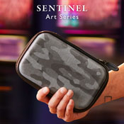 Casemaster Sentinel Dart Case Black Camo Art Series, 36-9005