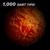 Viper Tufflex Tips III 2BA 1000Ct Soft Dart Tips, 37-1650