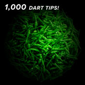 Viper Tufflex Tips III 2BA 1000Ct Soft Dart Tips, 37-1650