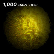 Viper Tufflex Tips III 2BA 1000Ct Soft Dart Tips, 37-1650