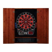 Viper Metropolitan Cinnamon Soft Tip Dartboard Cabinet and Viper 797 Electronic Dartboard, 40-0235